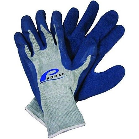Promar Blue Latex Grip Glove Xl Blue Latex GL-200-XL